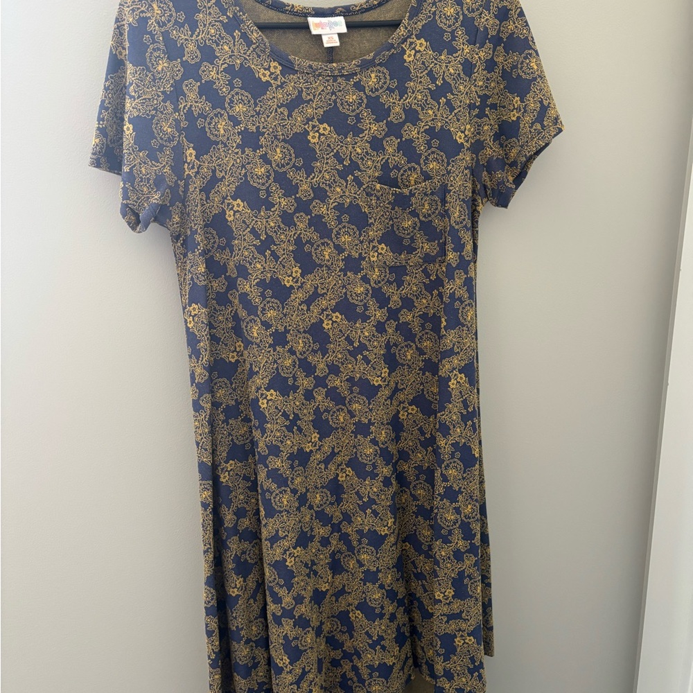 LulaRoe Floral Patterned Dress